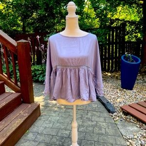 So cute bohemian style blouse.